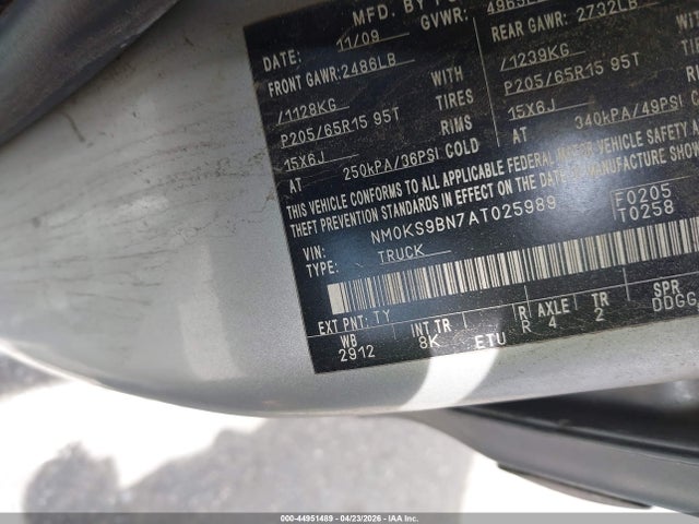 Aukcja sprzedaży 2010 Ford Transit Connect Xlt, vin: NM0KS9BN7AT025989, numer aukcji: 44951489