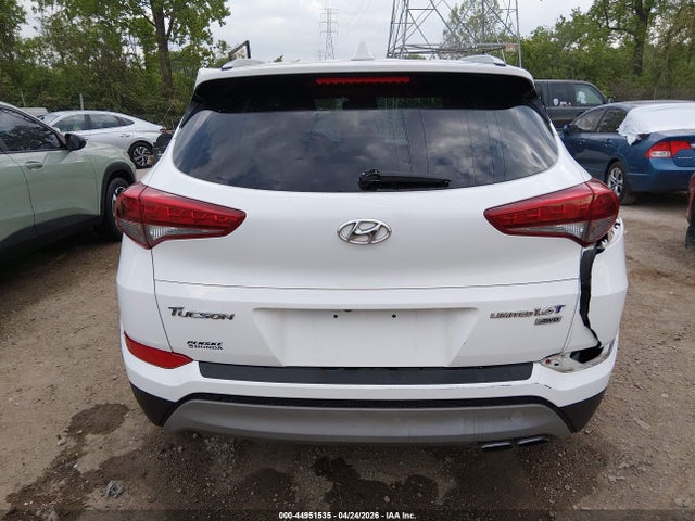 2017 Hyundai Tucson Limited მანქანა იყიდება აუქციონზე, vin: KM8J3CA20HU376503, აუქციონის ნომერი: 44951535