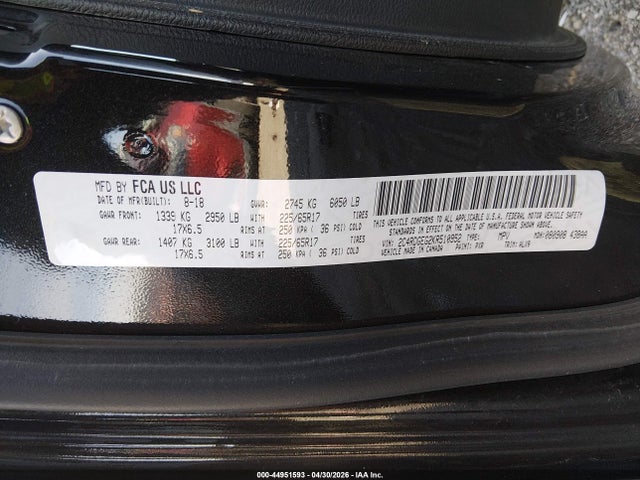 Продаж на аукціоні авто 2019 Dodge Grand Caravan Gt, vin: 2C4RDGEG2KR510952, номер лоту: 44951593