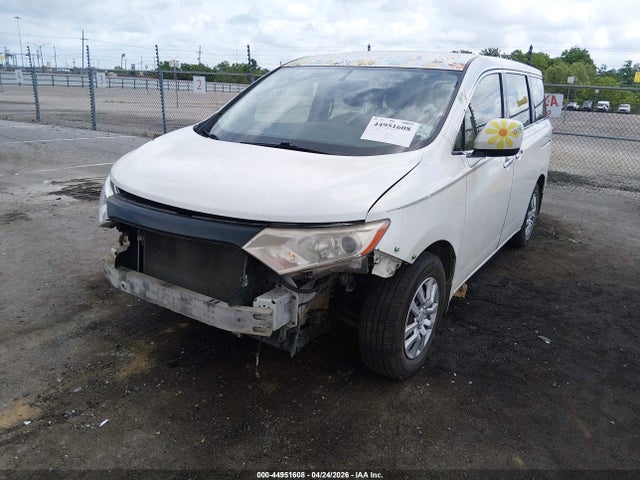 2014 Nissan Quest S მანქანა იყიდება აუქციონზე, vin: JN8AE2KP2E9100216, აუქციონის ნომერი: 44951608