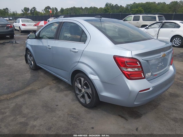 2018 Chevrolet Sonic Premier Auto მანქანა იყიდება აუქციონზე, vin: 1G1JF5SB0J4134461, აუქციონის ნომერი: 44951620