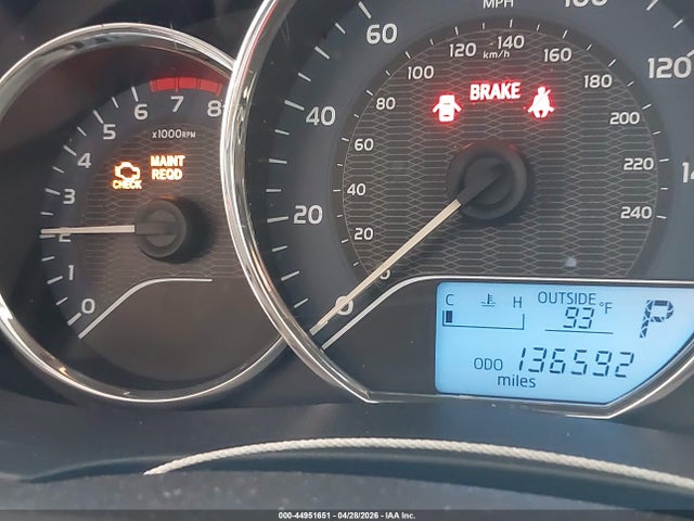 44951651 :رقم المزاد ، 5YFBURHE0EP089339 vin ، 2014 Toyota Corolla Le مزاد بيع