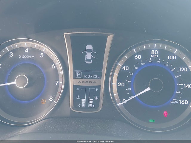 2012 Hyundai Azera მანქანა იყიდება აუქციონზე, vin: KMHFH4JG8CA180117, აუქციონის ნომერი: 44951838