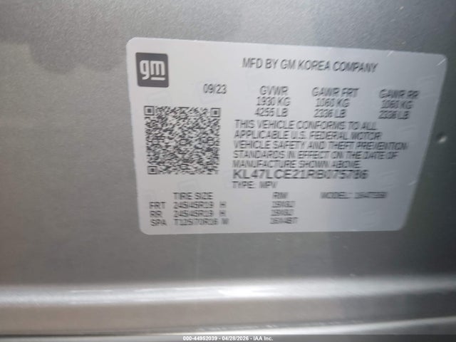 Продажа на аукционе авто 2024 Buick Envista Avenir Fwd, vin: KL47LCE21RB075786, номер лота: 44952039