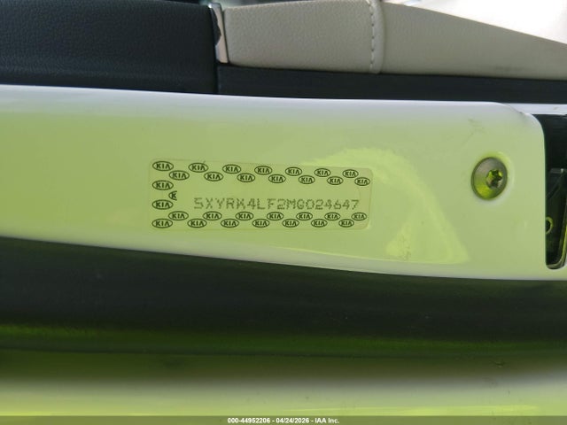 Продаж на аукціоні авто 2021 Kia Sorento Sx, vin: 5XYRK4LF2MG024647, номер лоту: 44952206