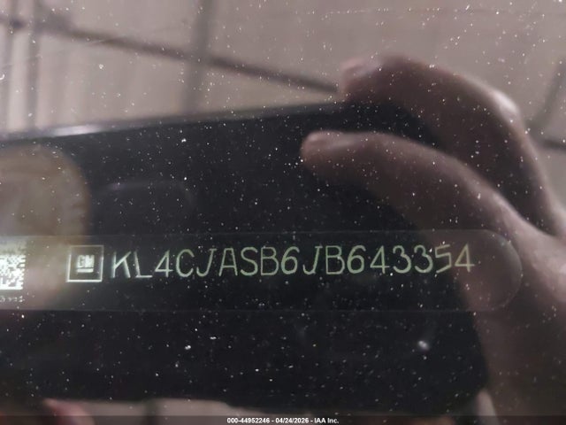 Продажа на аукционе авто 2018 Buick Encore Preferred, vin: KL4CJASB6JB643354, номер лота: 44952246