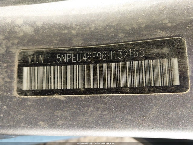 2006 Hyundai Sonata Gls V6/lx V6 მანქანა იყიდება აუქციონზე, vin: 5NPEU46F96H132165, აუქციონის ნომერი: 44952256