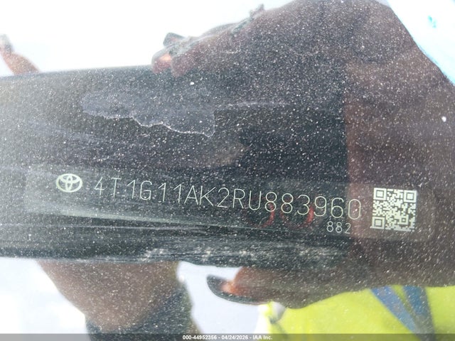 44952356 :رقم المزاد ، 4T1G11AK2RU883960 vin ، 2024 Toyota Camry Se مزاد بيع