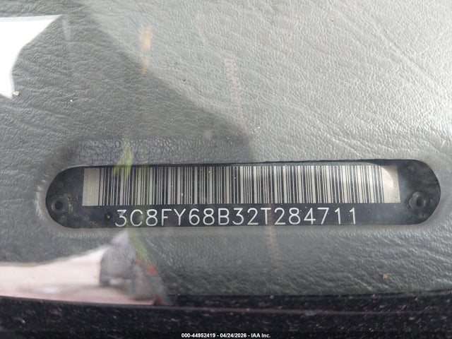 44952419 :رقم المزاد ، 3C8FY68B32T284711 vin ، 2002 Chrysler Pt Cruiser Limited مزاد بيع