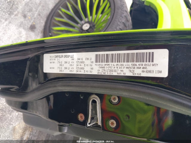 Продаж на аукціоні авто 2011 Ram Ram 1500 Slt, vin: 1D7RV1GT2BS616617, номер лоту: 44952581