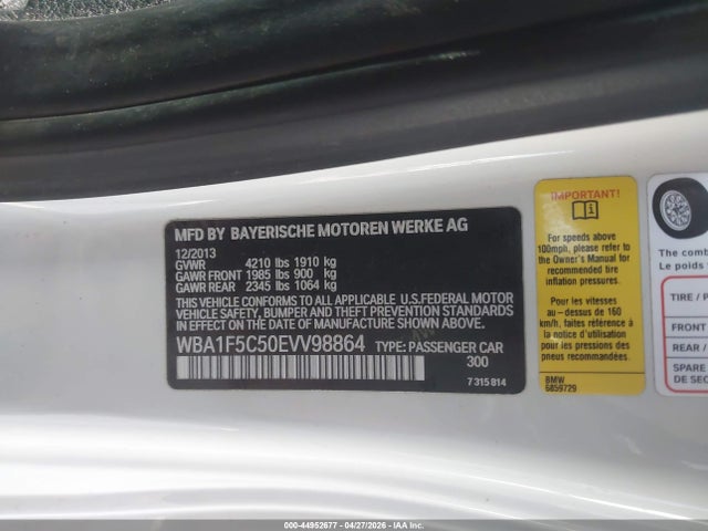 WBA1F5C50EVV98864 BMW 228I