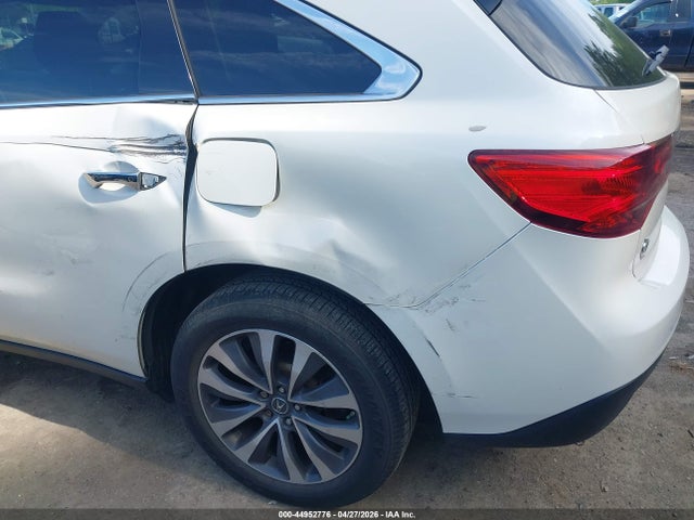 Продажа на аукционе авто 2016 Acura Mdx Technology   Acurawatch Plus Packages/technology Package, vin: 5FRYD4H45GB050828, номер лота: 44952776