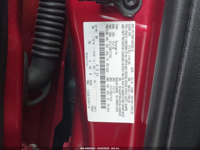 Aukcja sprzedaży 2016 Ford Focus Se, vin: 1FADP3K25GL328025, numer aukcji: 44952854