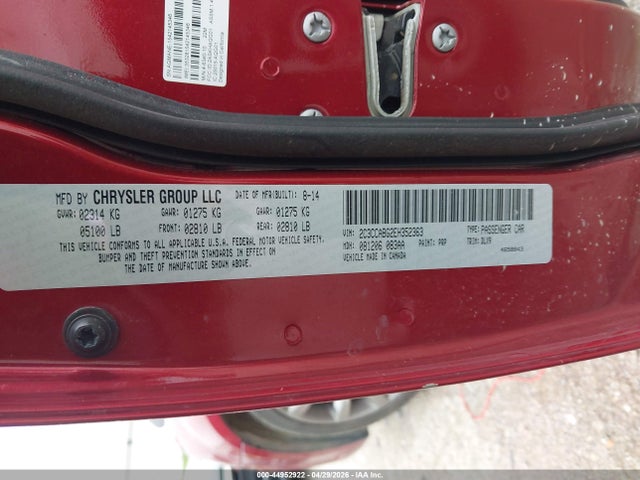 Продаж на аукціоні авто 2014 Chrysler 300 300s, vin: 2C3CCABG2EH352363, номер лоту: 44952922