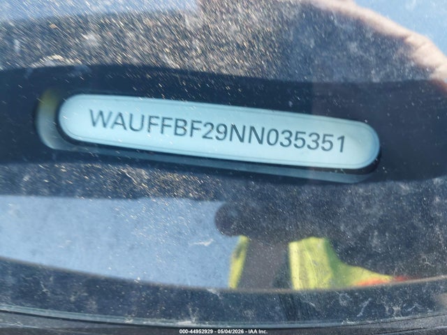 WAUFFBF29NN035351 Audi S6 Prestige Tfsi Quattro Tiptronic