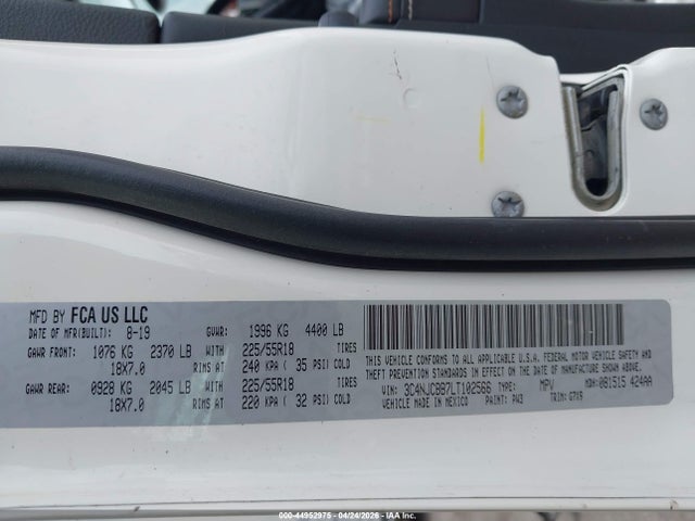 Aukcja sprzedaży 2020 Jeep Compass Latitude Fwd, vin: 3C4NJCBB7LT102566, numer aukcji: 44952975