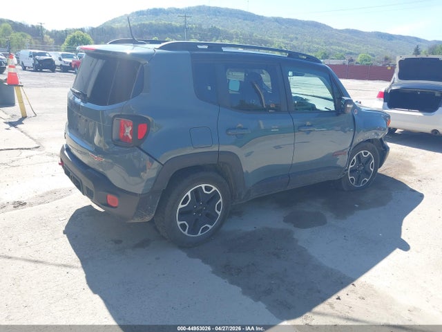 2016 Jeep Renegade Trailhawk მანქანა იყიდება აუქციონზე, vin: ZACCJBCT6GPC85318, აუქციონის ნომერი: 44953026