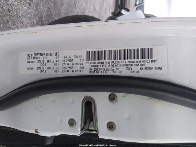 2014 Ram 1500 Tradesman მანქანა იყიდება აუქციონზე, vin: 1C6RR7FT9ES131292, აუქციონის ნომერი: 44953059