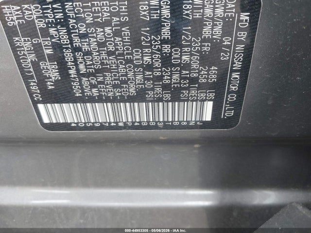 Продаж на аукціоні авто 2023 Nissan Rogue Sv Intelligent Awd, vin: JN8BT3BB4PW479504, номер лоту: 44953305