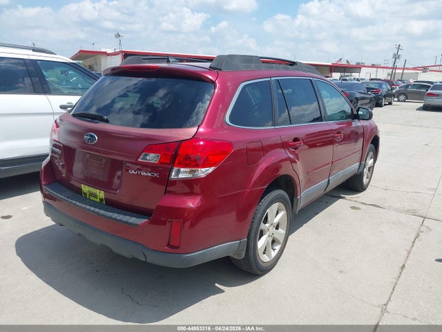 Auction sale of the 2013 Subaru Outback 2.5i Limited, vin: 4S4BRCKC5D3232407, lot number: 44953316
