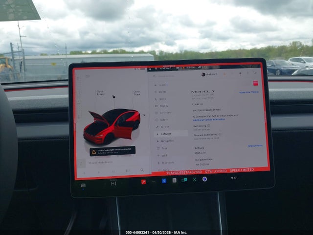 44953341 :رقم المزاد ، 7SAYGDEE9TA457860 vin ، 2026 Tesla Model Y All-wheel Drive/long Range Launch Series/premium All-wheel Drive مزاد بيع