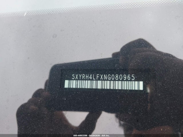 2022 Kia Sorento Ex მანქანა იყიდება აუქციონზე, vin: 5XYRH4LFXNG080965, აუქციონის ნომერი: 44953396