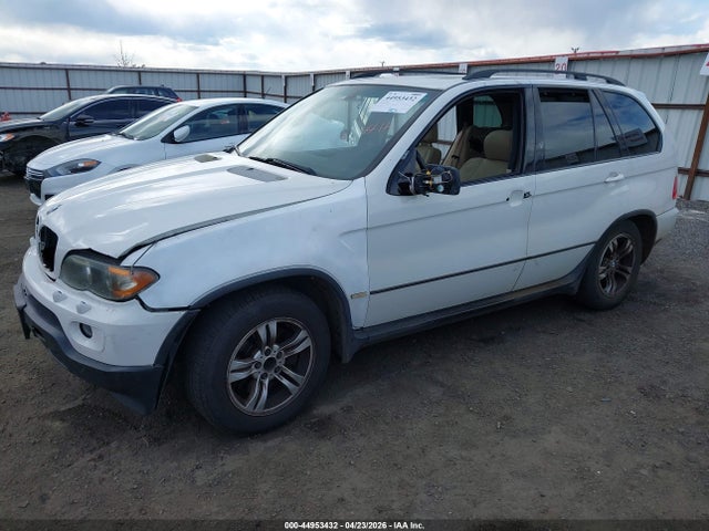 2004 Bmw X5 4.4i მანქანა იყიდება აუქციონზე, vin: 5UXFB53584LV08907, აუქციონის ნომერი: 44953432