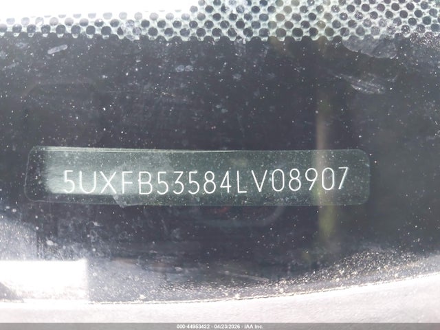 2004 Bmw X5 4.4i მანქანა იყიდება აუქციონზე, vin: 5UXFB53584LV08907, აუქციონის ნომერი: 44953432