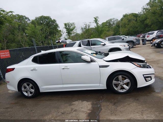 2015 Kia Optima Lx მანქანა იყიდება აუქციონზე, vin: KNAGM4A78F5642917, აუქციონის ნომერი: 44953625