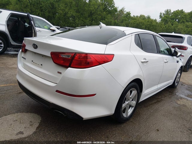 2015 Kia Optima Lx მანქანა იყიდება აუქციონზე, vin: KNAGM4A78F5642917, აუქციონის ნომერი: 44953625