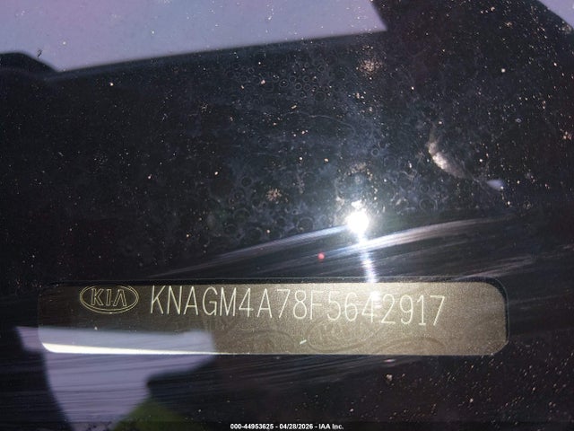 2015 Kia Optima Lx მანქანა იყიდება აუქციონზე, vin: KNAGM4A78F5642917, აუქციონის ნომერი: 44953625