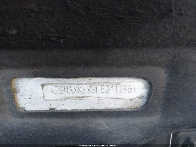 2020 Chevrolet Equinox Fwd Lt 1.5l Turbo მანქანა იყიდება აუქციონზე, vin: 2GNAXKEV8L6241145, აუქციონის ნომერი: 44953684
