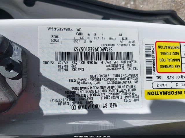 Ford Fusion Titanium 2014 3FA6P0D96ER105752 Image 9