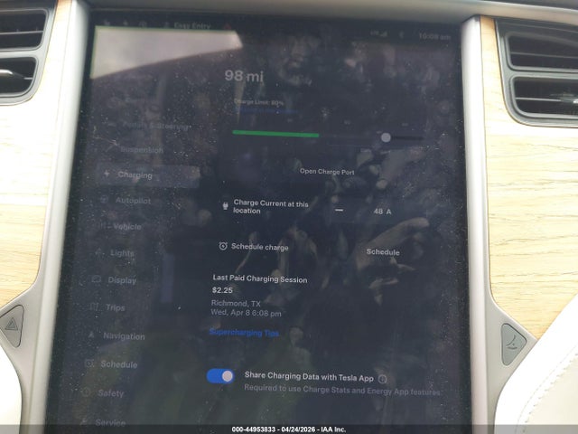 2018 Tesla Model S 100d/75d/p100d მანქანა იყიდება აუქციონზე, vin: 5YJSA1E27JF272151, აუქციონის ნომერი: 44953833