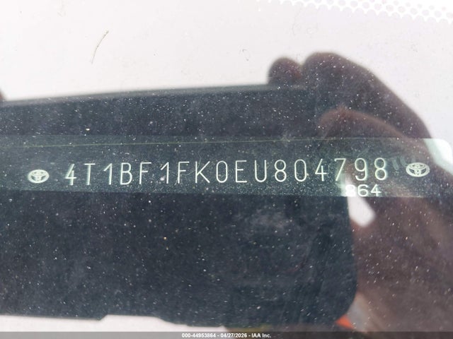 44953864 :رقم المزاد ، 4T1BF1FK0EU804798 vin ، 2014 Toyota Camry Se Sport مزاد بيع