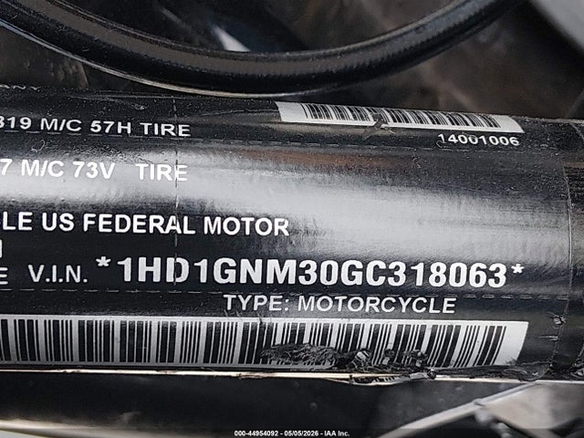 Aukcja sprzedaży 2016 Harley-davidson Fxdl Dyna Low Rider, vin: 1HD1GNM30GC318063, numer aukcji: 44954092