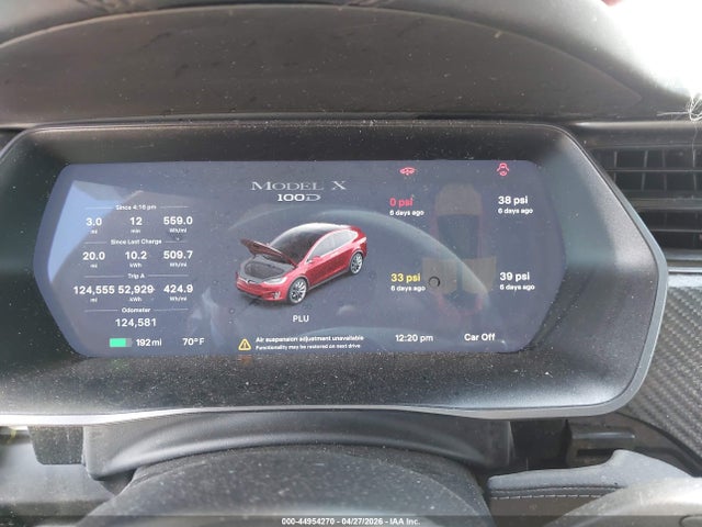 Aukcja sprzedaży 2018 Tesla Model X 100d/75d/p100d, vin: 5YJXCAE26JF126906, numer aukcji: 44954270