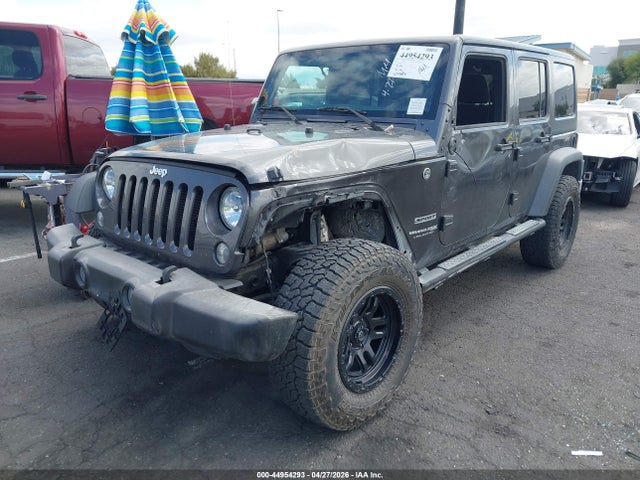 2018 Jeep Wrangler Jk Unlimited Sport S 4x4 მანქანა იყიდება აუქციონზე, vin: 1C4BJWDG3JL874407, აუქციონის ნომერი: 44954293