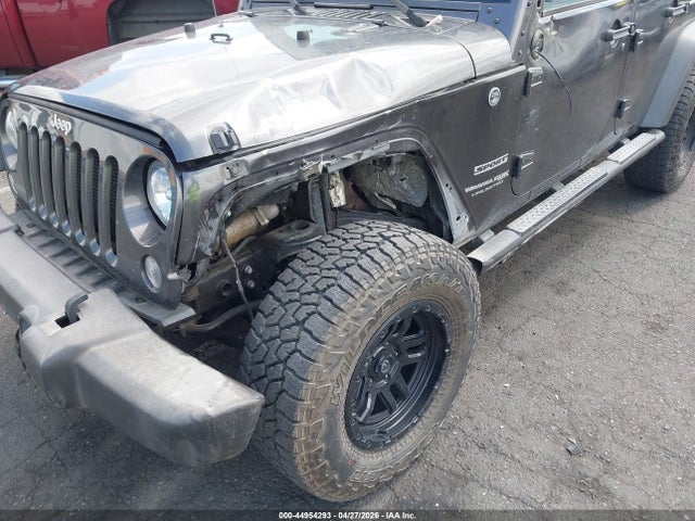 2018 Jeep Wrangler Jk Unlimited Sport S 4x4 მანქანა იყიდება აუქციონზე, vin: 1C4BJWDG3JL874407, აუქციონის ნომერი: 44954293