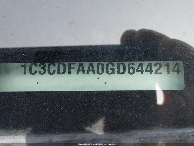 Продаж на аукціоні авто 2016 Dodge Dart Se, vin: 1C3CDFAA0GD644214, номер лоту: 44954805