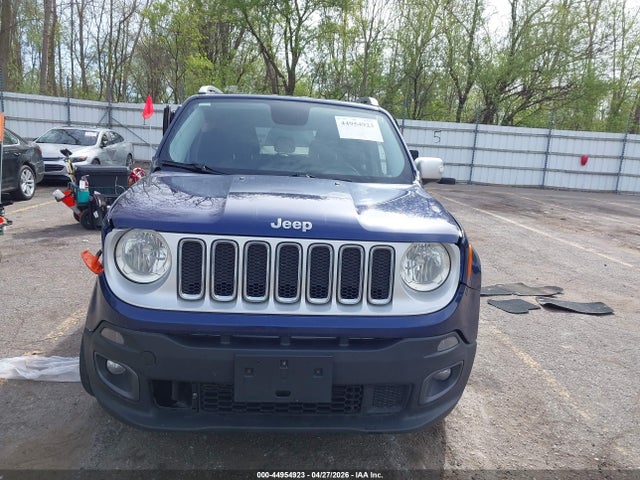 2016 Jeep Renegade Limited მანქანა იყიდება აუქციონზე, vin: ZACCJBDT9GPD17337, აუქციონის ნომერი: 44954923