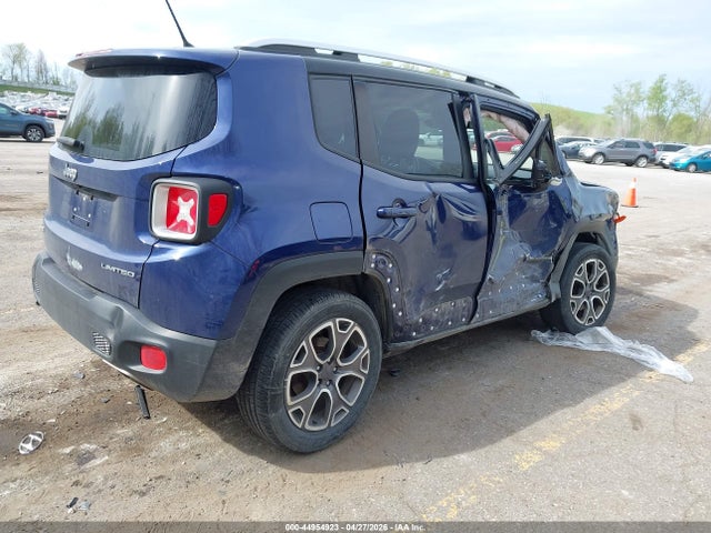 2016 Jeep Renegade Limited მანქანა იყიდება აუქციონზე, vin: ZACCJBDT9GPD17337, აუქციონის ნომერი: 44954923