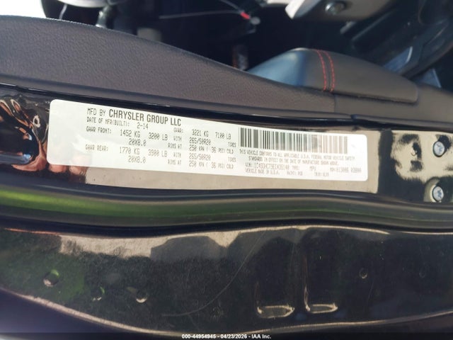 Aukcja sprzedaży 2014 Dodge Durango R/t, vin: 1C4SDHCT9EC435140, numer aukcji: 44954945