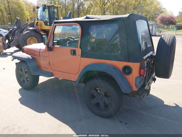 Продаж на аукціоні авто 2001 Jeep Wrangler Sport, vin: 1J4FA49S81P311908, номер лоту: 44955009
