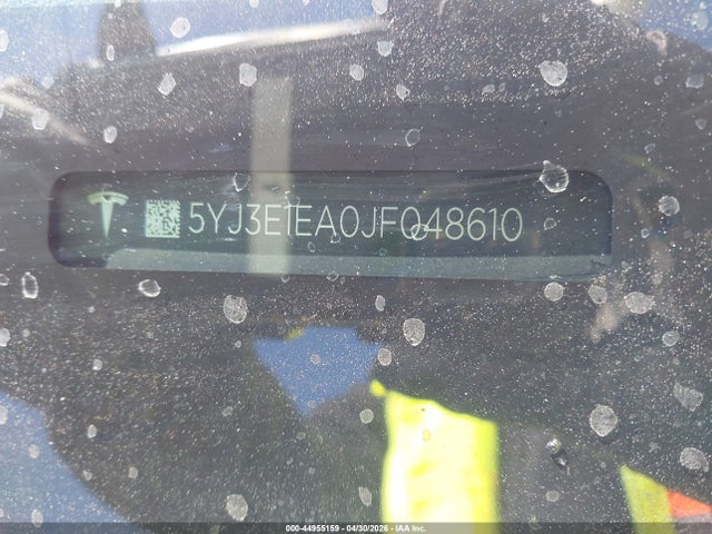 Aukcja sprzedaży 2018 Tesla Model 3 Long Range/mid Range, vin: 5YJ3E1EA0JF048610, numer aukcji: 44955159