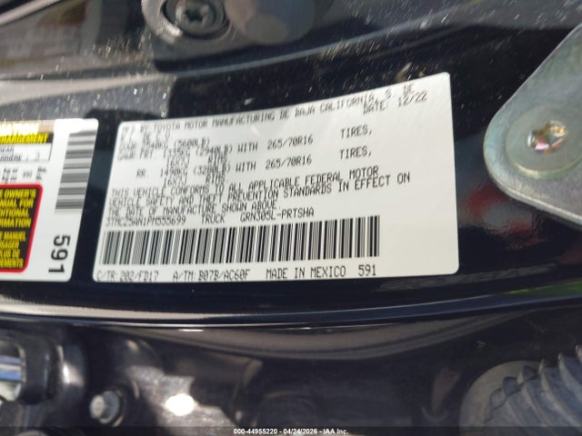 3TMCZ5AN1PM555699 Toyota Tacoma Trd Off Road