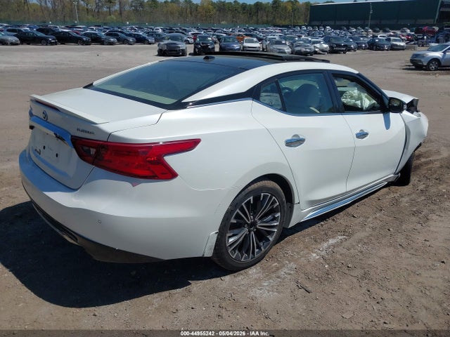 2018 Nissan Maxima 3.5 Platinum მანქანა იყიდება აუქციონზე, vin: 1N4AA6APXJC407345, აუქციონის ნომერი: 44955242
