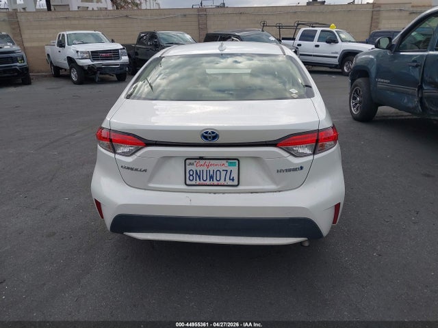JTDEBRBE7LJ023917 Toyota Corolla Hybrid Le
