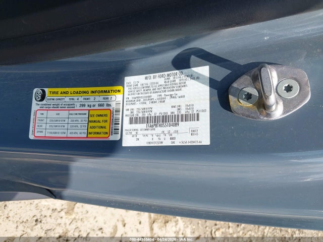 Продажа на аукционе авто 2025 Ford Mustang Ecoboost Fastback, vin: 1FA6P8THXS5104089, номер лота: 44955404
