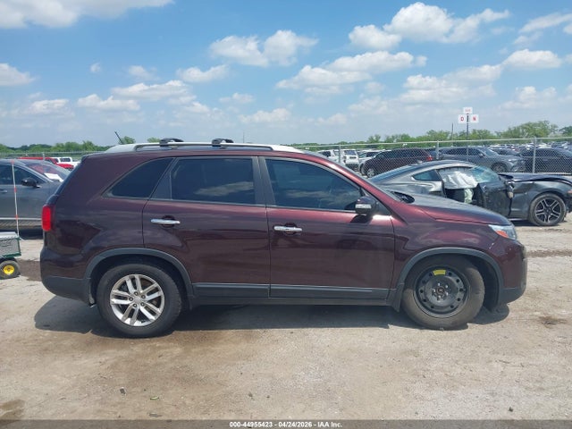 44955423 :رقم المزاد ، 5XYKT4A62FG622788 vin ، 2015 Kia Sorento Lx مزاد بيع